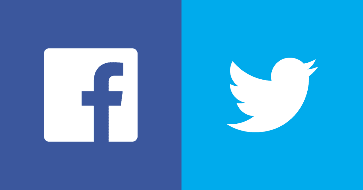 facebook twitter logo