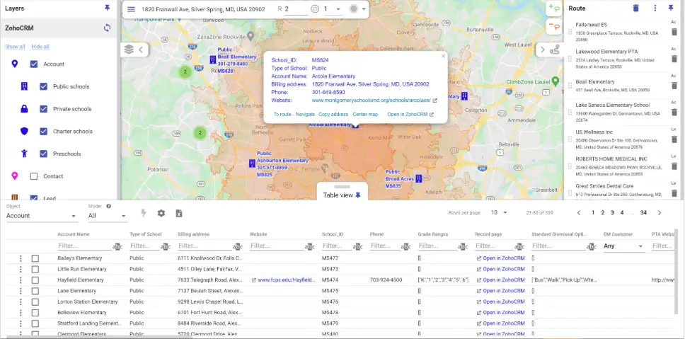 zoho crm mapsly entegrasyonu