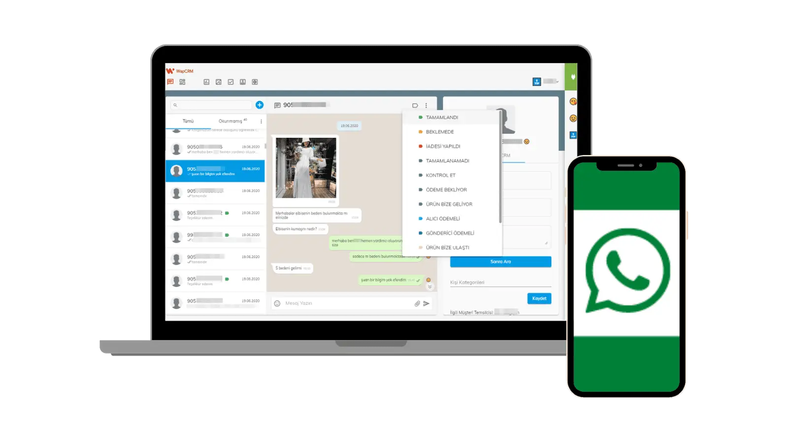 whatsapp crm entegrasyonu