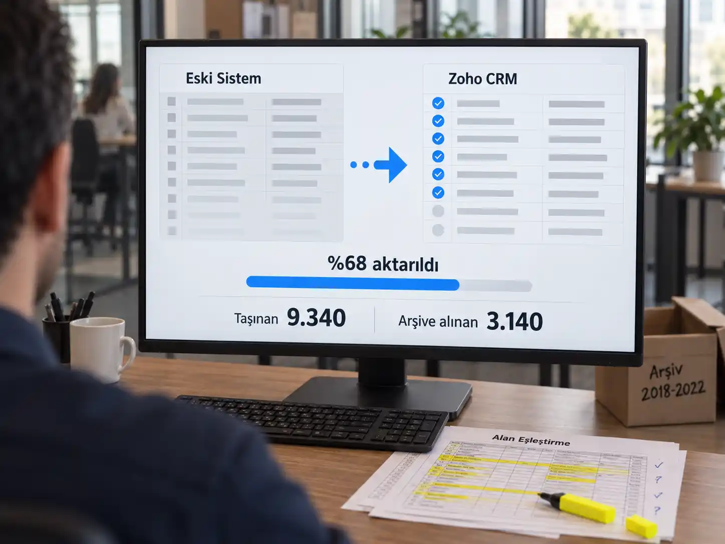 CRM sistemi taşıma ve Zoho CRM'e migrasyon