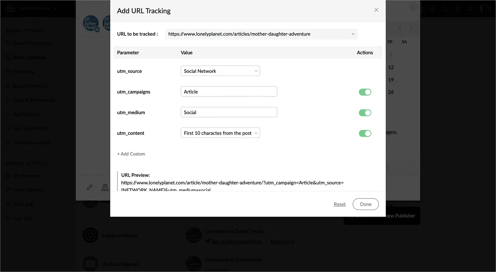 zoho social facebook lead ads entegrasyonu