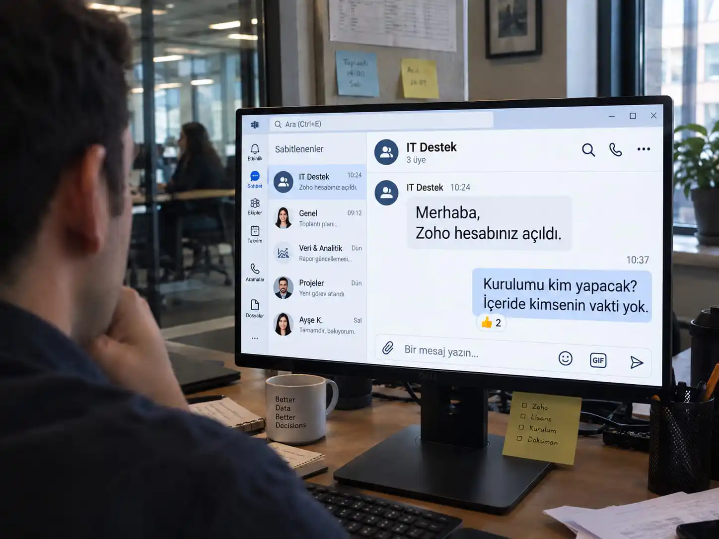 Zoho kurulumu ihtiyacı