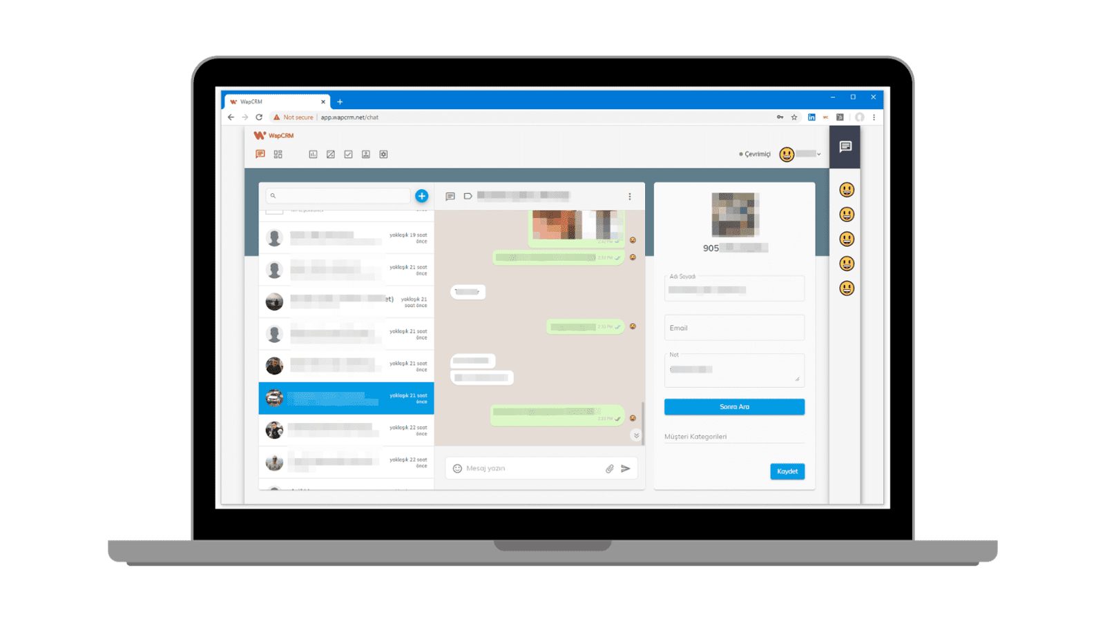 zoho crm whatsapp entegrasyonu
