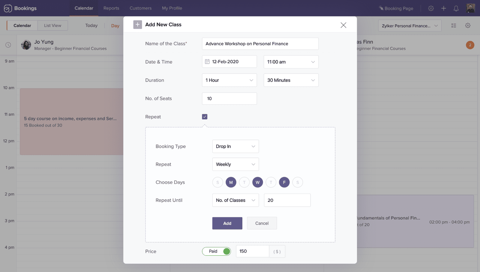 zoho bookings hukuk randevu portalı