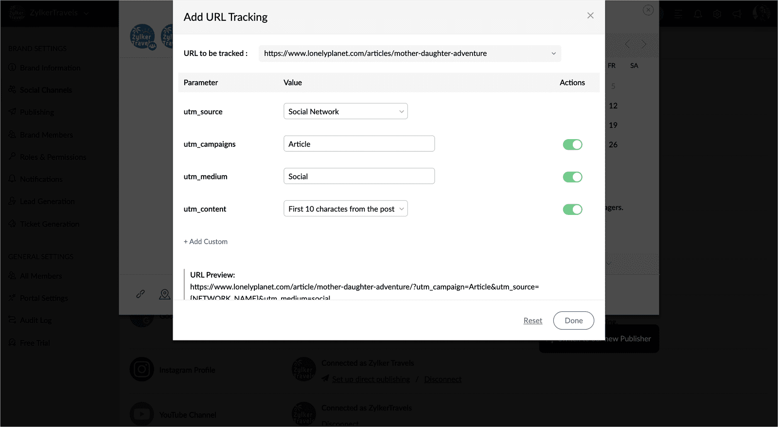 zoho social facebook lead ads entegrasyonu