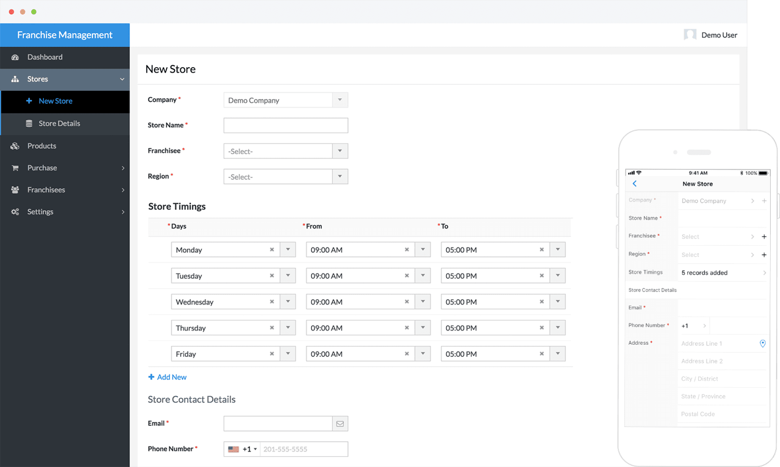 zoho creator franchise yönetimi