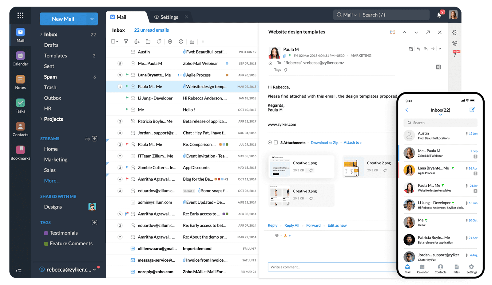 zoho mail