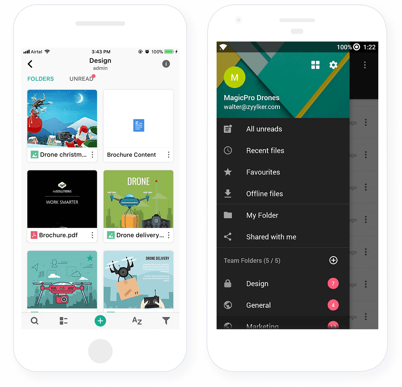 zoho workdrive mobil uygulama