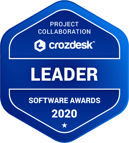 zoho projects project collaboration crozdesk leader software awards 2020 ödülü
