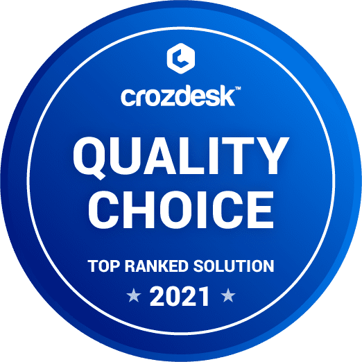 zoho people human resources crozdesk leader software awards 2020 ödülü