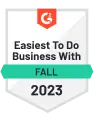 Qntrl g2 easest to do business with fall 2023 ödülü