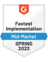 zoho forms g2 fastest implementation mid-market spring 2023 ödülü