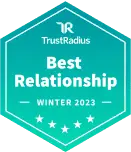 zoho creator trust radius best relationship 2023 ödülü