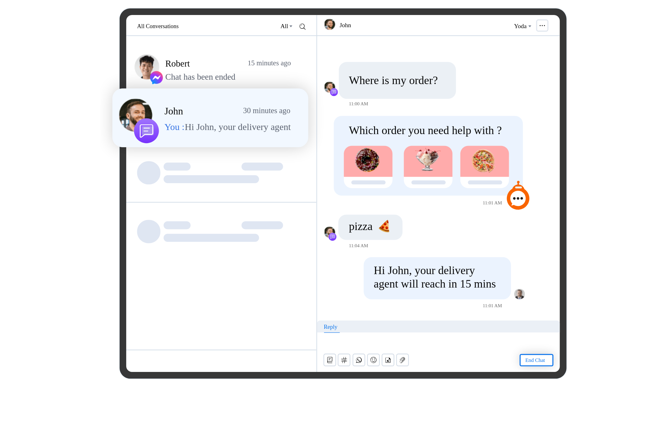 zoho desk canli sohbet