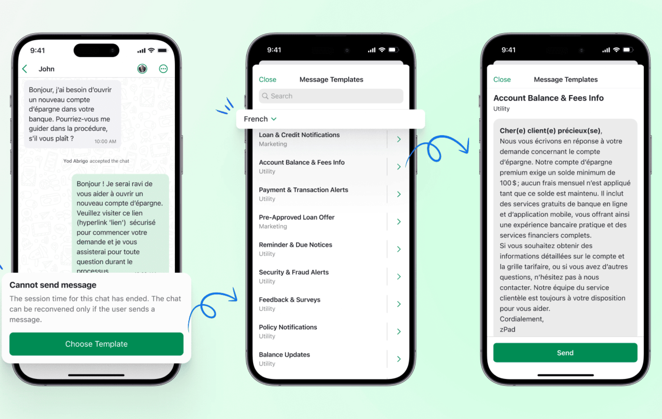 zoho desk hizli yanit ekler sablon kullanimi