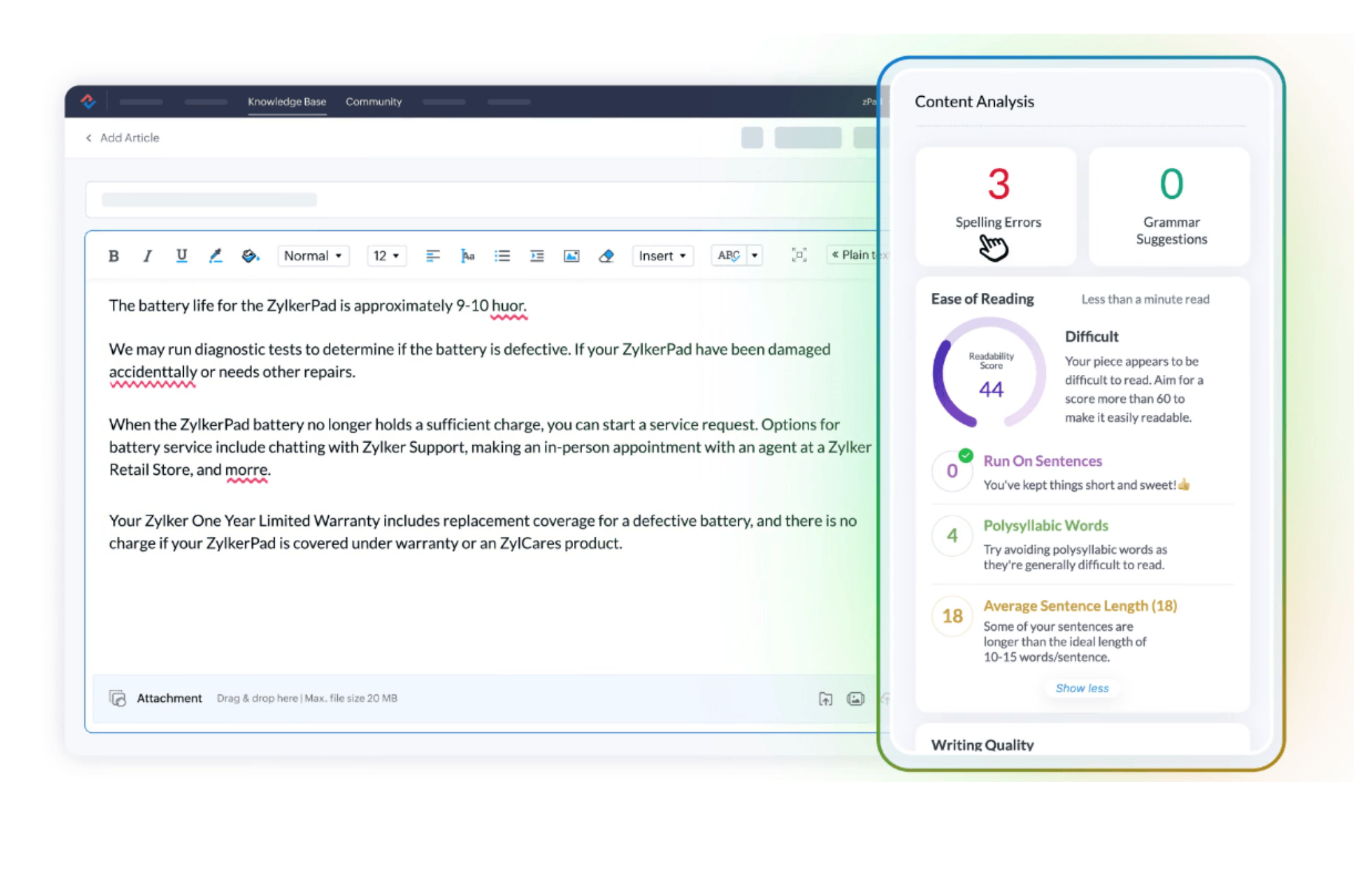 zoho desk iceriklerinizi mukemellestirin