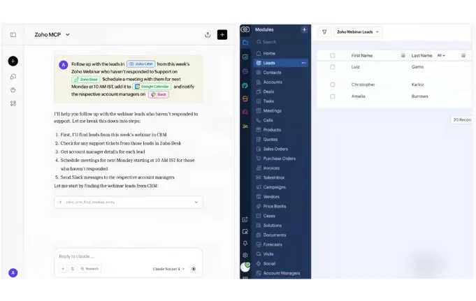 zoho desk mcp entegrasyonu