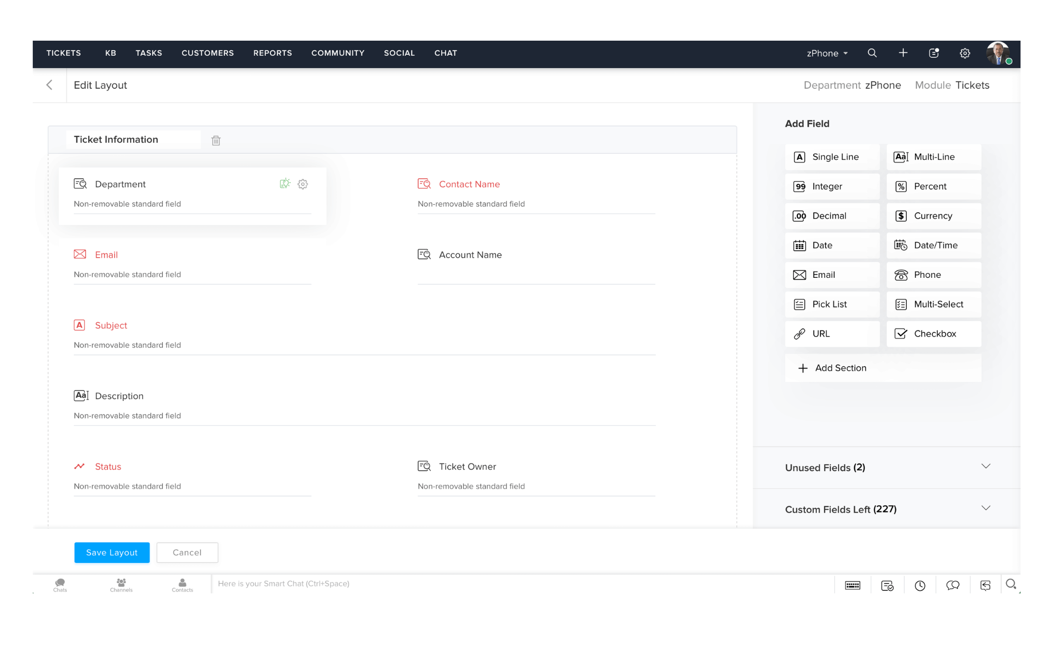 zoho desk kullanici kisisellestirmesi