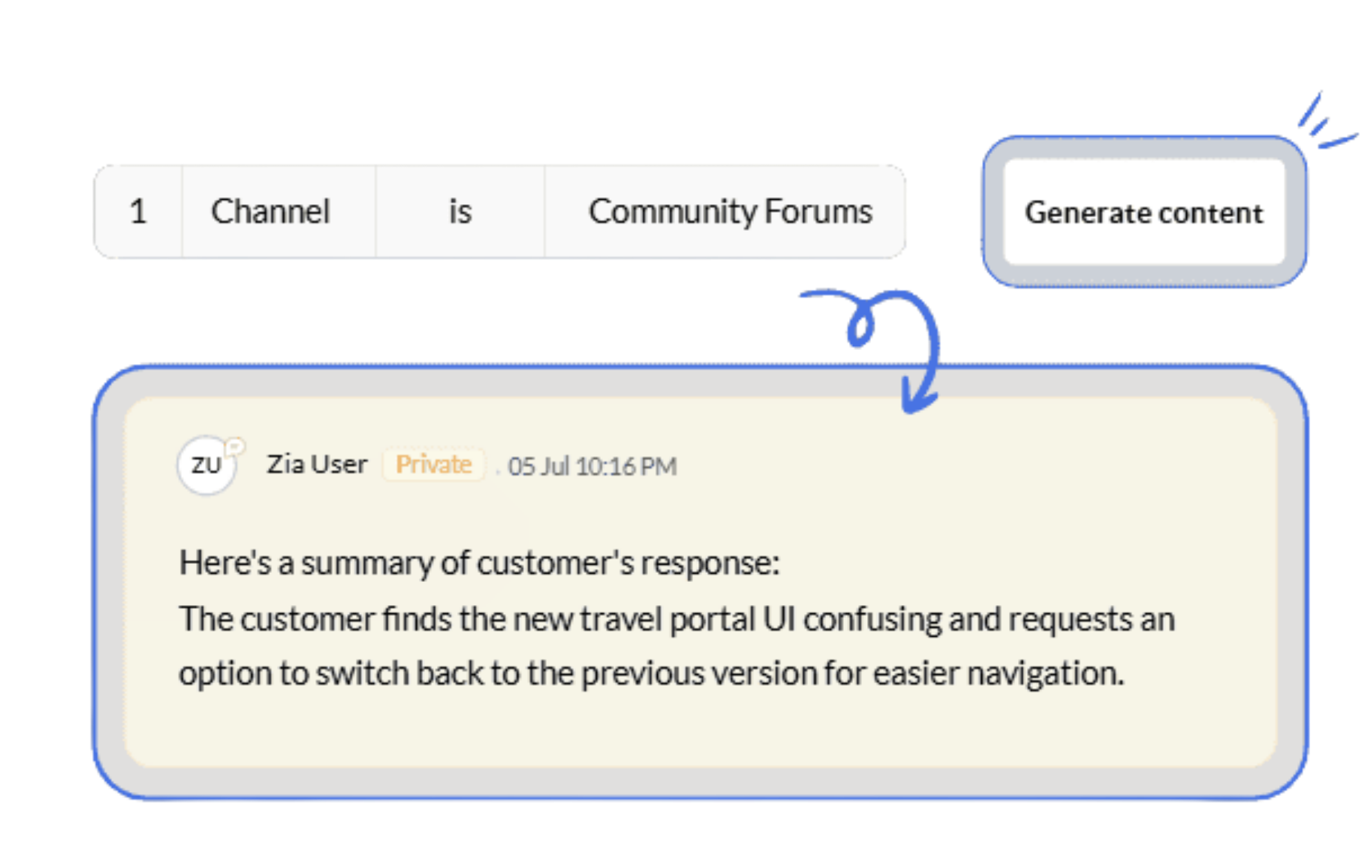 zoho desk icerik olusturma