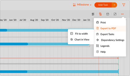 Gantt şeması dışarı aktarma