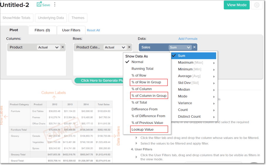 Zoho Analytics 4.0