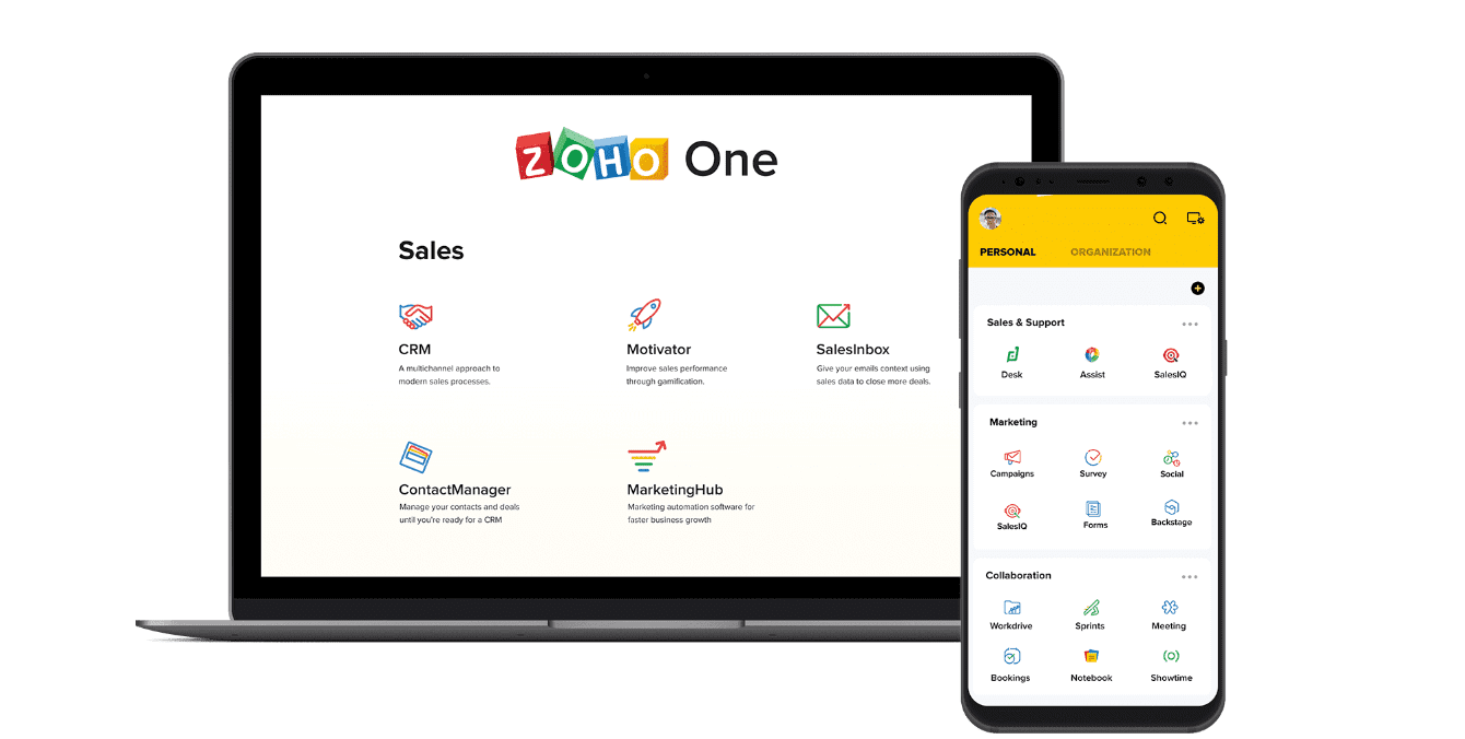 Zoho One ile ihtiyacınız olan her alanda gerekli desteğe sahip olun.