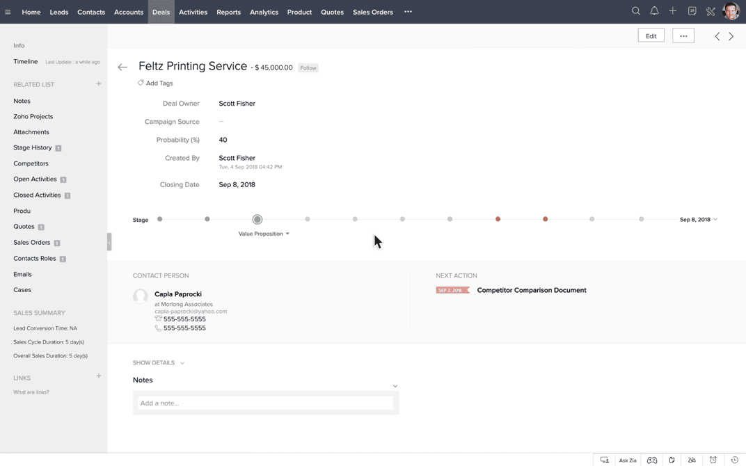 zoho crm ile cliq entegrasyonu