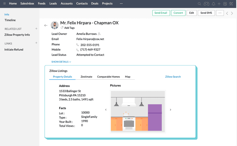 zoho crm developer uygulamaları