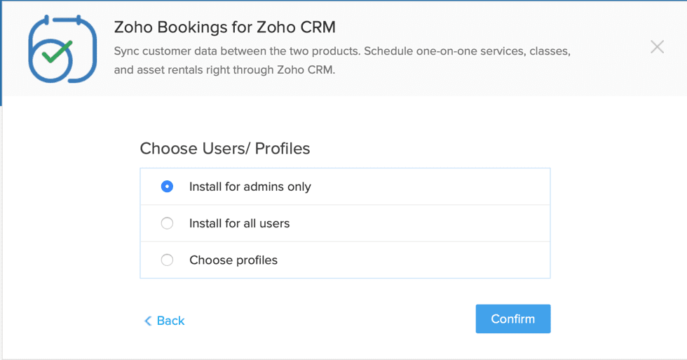 zoho bookings entegrasyonu