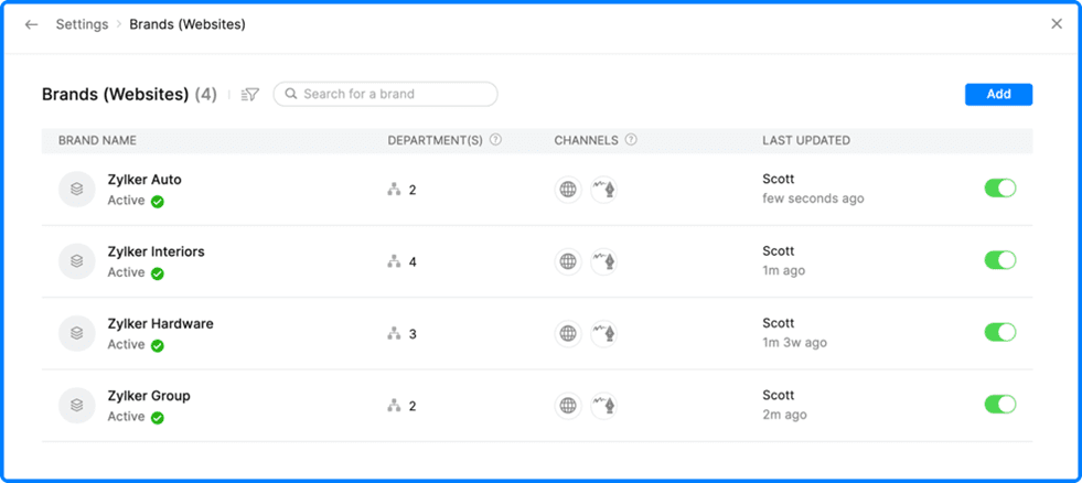 zoho salesiq 2.0