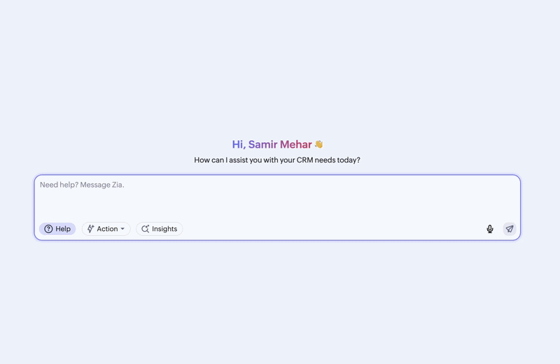 zoho crm generative ai